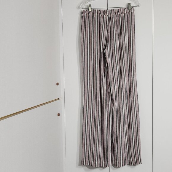 Anthropologie Cloth & Stone Women's Striped Wide Leg Pants Size S - Picture 4 of 5